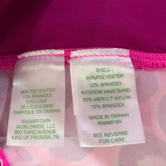 Lilly Pulitzer Weekender High Rise Crop Legging Don’t Be A Cheetah Size Small - Picture 9 of 10